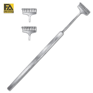 Retractor Miller Curvo Pequeño de 9 Puntas con Mandíbula Afilada, Instrumento Quirúrgico para Cirugía General, Certificado CE Clase I, Manual - Product Image 3