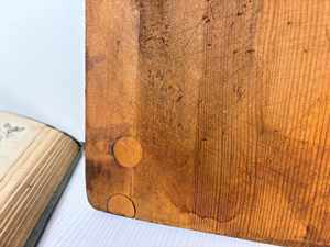 Tabla de Cortar de Madera Natural Vintage, Rectangular, Rústica, Estilo Primitivo, Tabla Decorativa de Madera Maciza para Cocina, Exhibición y Decoración - Product Image 3