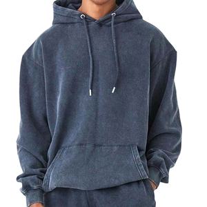 Survêtement streetwear délavé à l'acide pour homme, haute qualité, personnalisable, couleur unie, respirant, style hiver, pour homme 2026 - Product Image 1