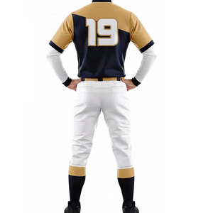 Uniforme de Béisbol Profesional para Equipos, con Logotipo Personalizado, Tela de Poliéster Transpirable de Alta Calidad, Servicio OEM - Product Image 4