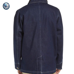 Chaqueta de Mezclilla para Hombre, Estilo Personalizado, Ropa Exterior Informal con Mangas Largas y Bolsillos Delanteros, Chaqueta de Invierno - Product Image 3