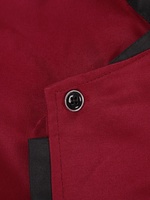 Veste de chef à manches longues pour hommes et femmes, vêtements de travail pour cuisine, restaurant, hôtel, uniforme de cuisinier unisexe pour cuisine, boulangerie, cantine