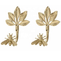 Nouvel Arrivage Crochets Muraux en Métal 3D en Forme de Cocotier, Crochets Robustes pour Chapeaux et Écharpes, Décoration Murale pour Entrée et Chambre