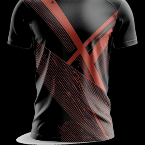 เสื้อยืดพรีเมียมสำหรับผู้ชาย พิมพ์ลายดิจิตอล แขนสั้น คอกลม ผ้าระบายอากาศได้ดี เหมาะสำหรับการฝึกซ้อมทีมกีฬา - Product Image 4