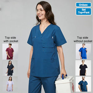 Traje Quirúrgico Flexible para Mujer, Tejido, Ofrece Comodidad Suave y Transpirable, Costuras Duraderas, Movimiento Suave, Rendimiento Confiable - Product Image 4