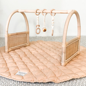 Gimnasio de ratán natural ecológico para bebés, gimnasio de juegos hecho a mano, sin productos químicos nocivos, ventas al por mayor de Vietnam - Product Image 3