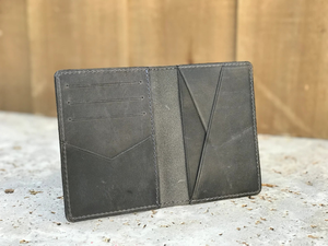 Custom Genuine Leather <b>RFID</b> <b>Blocking</b> Short Lightweight High Quality Men's Card Holder <b>Wallet</b> Slim - Product Image 4