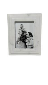 Premium Handmade White Marble Picture <b>Frame</b> Hand-Applied <b>Gold</b> Leaf Panels for Lightweight Elegant Decorative Photo <b>Frame</b> - Product Image 4