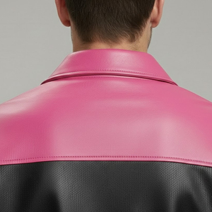 Men's Genuine Leather Stand Collar <b>Waterproof</b> Eco-Friendly Outerwear <b>Jacket</b> High Quality Zipper <b>Long</b> Sleeve Winter <b>Jacket</b> Men - Product Image 6