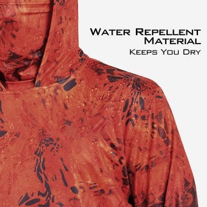 Camiseta Deportiva con Capucha para Pesca, Personalizable con Logotipo, Unisex, Impermeable, UPF 50, Antibacteriana, de Secado Rápido, Transpirable, Tallas Grandes - Product Image 4