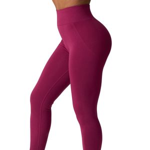 ผู้ผลิตกางเกงโยคะรัดรูปสำหรับผู้หญิงแบบ OEM ODM กางเกงออกกำลังกายไร้ตะเข็บขายส่ง กางเกงฟิตเนสเสริมสะโพก - Product Image 3
