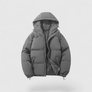 Men's <b>Winter</b> Hooded Puffer <b>Jacket</b> Thick Quilted Coat Windproof <b>Waterproof</b> Stand Collar Casual Outdoor Wear - Product Image 1