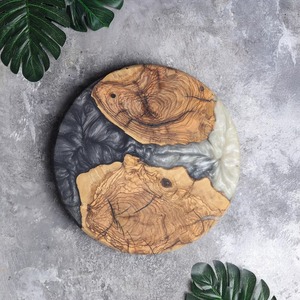 New Artizon Studio Handmade Eco-Friendly Resin Cake <b>Stand</b> and <b>Vase</b> Dishwasher Safe Customizable Color for Birthday Decor - Product Image 2