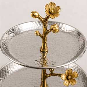Soporte de Lujo de 3 Niveles para Servir, Soporte de Pastel de 3 Niveles, Bandeja de Servicio Escalonada, Soporte de Postres Escalonado, Soporte para Té de la Tarde, Soporte para Exhibición de Cupcakes - Product Image 5
