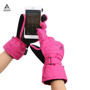 Gants de ski AIFRAN avec rembourrage des jointures, imperméables, thermiques, avec isolation 3M Thinsulate, gants de snowboard pour hommes, coupe-vent, protection contre les chocs, vente en gros - Product Image 3