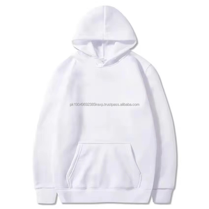 Sweat à capuche streetwear de luxe 100% coton French Terry Fleece Sweat à capuche surdimensionné lourd pour hommes - Product Image 1
