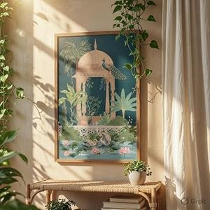 Cadre photo en bois rectangulaire vertical, impression UV, fait main, design moderne vintage, décoration artistique pour table - Product Image 4