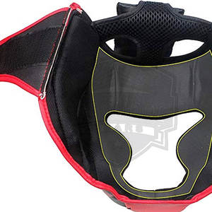Protège-tête de boxe professionnel en cuir haut de gamme, le plus vendu, pour l'entraînement MMA, conception protectrice réglable, vente en gros à bas prix - Product Image 2