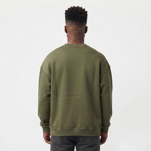 Sweat-shirts personnalisés pour hommes, impression de logo, sweat-shirts à épaules tombantes surdimensionnés pour hommes, sweat-shirt en coton à col rond pour hommes - Product Image 6