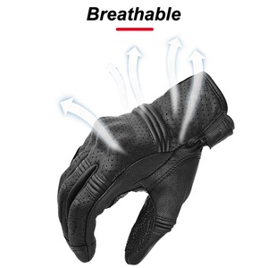 Custom Color Breathable Windproof Leather Hand <b>Grips</b> Hot Sale Outdoor Motocross <b>Gloves</b> - Product Image 2