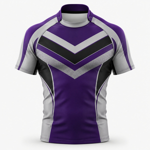 Tenues de cyclisme à séchage rapide avec sublimation, nouveau maillot de rugby en coton respirant, best-seller 2026, personnalisable pour équipes - Product Image 1