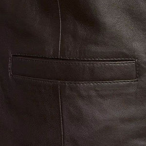 Gilet en cuir pour homme de qualité supérieure, directement de l'usine, en vente, tendance du moment, bonnes ventes, prix abordable, personnalisation OEM - Product Image 4