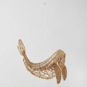 Nouveauté, tendance du moment, sculpture de baleine en rotin naturel durable, design unique, collection pour les décorateurs d'intérieur, en provenance du Vietnam en gros - Product Image 2