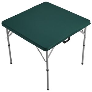 Tavolo da Mahjong Moderno Verde, Portatile e Pieghevole, Tavolo Quadrato per Domino Resistente all'Usura, per 4 Giocatori - Product Image 2