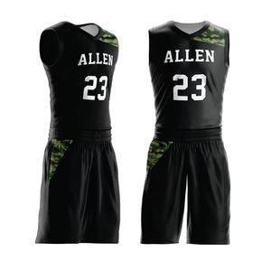 Tenues de sport à manches courtes sur mesure, de qualité supérieure, respirantes et tendance, uniformes de basket-ball à vendre, service OEM ODM - Product Image 5