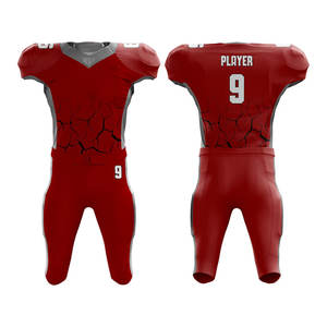 Fabrication OEM et ODM, uniforme de football américain personnalisé avec 12 panneaux en jersey américain et pantalon rembourré - Product Image 4