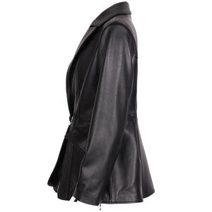 <b>Women's</b> Faux Leather Motorcycle <b>Jacket</b> New Fashion Breathable Windproof Waterproof Custom Made Moto Biker Style Faux Fur Lining - Product Image 5