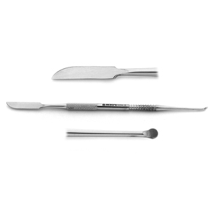 Juego de 3 Instrumentos Manuales de Acero Inoxidable para Cera Dental y Modelado Zahle Beale Lecron para Técnicos de Laboratorio - Product Image 2