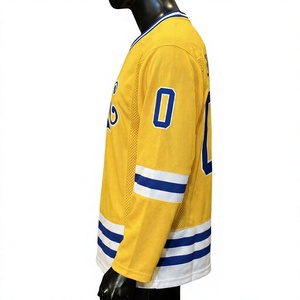 Nueva Camiseta de Hockey 2026, Transpirable, con Impresión Digital Personalizada, Bloques de Color, Logotipo del Equipo, Hockey sobre Hielo para Hombre, 100% Poliéster - Product Image 4