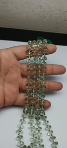 Nouvel Arrivage Perles en Quartz Améthyste Verte Naturelle Lisses Forme Boutons Perles Fantaisie en Forme de Boutons Fourniture Directe Usine - Product Image 3