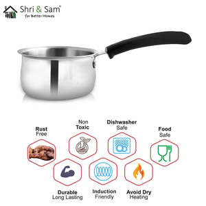 Poêle à sauce en acier inoxydable de conception de ventre - Product Image 1