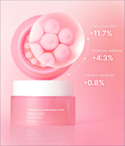 ครีมบำรุงผิวหน้าแบบแคปซูล คอลลาเจนสีชมพู แบรนด์ส่วนตัว - Product Image 3