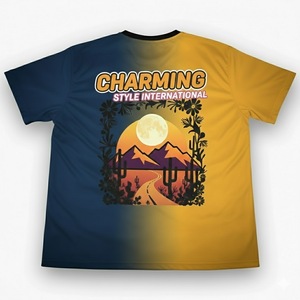 Camisetas Deportivas para Hombre de Secado Rápido, Sublimación Completa, Logotipo Personalizado, Ajuste Ceñido, Transpirables, de Alta Calidad OEM - Product Image 3
