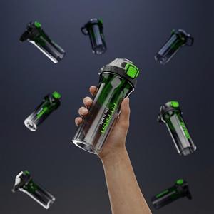 FIT FIRST <b>Shaker</b> <b>Bottle</b> 700ml Plastic Push Button Lid Bpa Free For Gym Adults Sports Use - Product Image 3