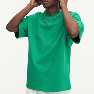 Bangladesh China Factory Price 350g 100 Percent Cotton Heavyweight Eco Friendly Unisex T <b>Shirt</b> Crew Neck Short Sleeve T <b>Shirt</b> - Product Image 5