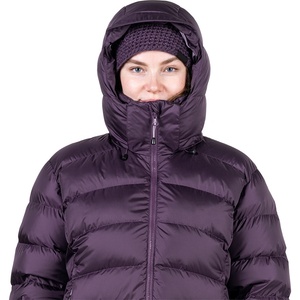 Doudoune matelassée à capuche pour femme, manteau d'hiver chaud et épais à fermeture éclair, manteau matelassé pour femme ODM, doudounes pour femme en gros - Product Image 2