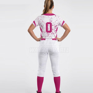 ชุดซอฟต์บอล เสื้อเจอร์ซีย์และกางเกงระบายอากาศได้ดี สำหรับฝึกซ้อมและแข่งขันของทีม - Product Image 2