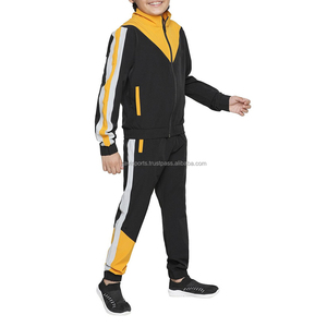 2026 <b>Boys</b> Kids Zipper Tracksuit Streetwear Jogger Set Kids Zipper Tracksuit Wholesale Sportswear Outfit Breathable With OEM - Product Image 5