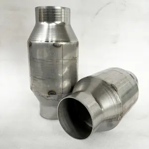 Customized High Flow Honeycomb 100Cell CPSI Metal substrate Catalyst Exhaust Catalytic Converter