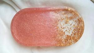 Plateau en résine Galaxie Cosmique avec impression Nébuleuse pour décoration de chambre sur le thème de l'espace, plateau de service en gros, étui d'art fait main - Product Image 2