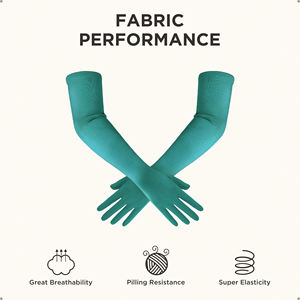 Nouveaux gants d'opéra pour femmes, style personnalisé, longueur coude, chauds, écologiques, pour usage quotidien, décontracté, mariage, fête et voyage - Product Image 3