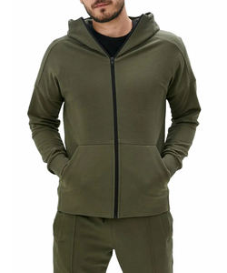 Ensemble de survêtement décontracté grande taille à manches longues, style streetwear, avec sweat à capuche et sweat-shirt, pour la course à pied, faible MOQ - Product Image 3