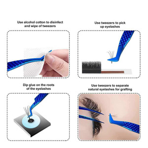 Juego de Pinzas para Pestañas, Pinzas Profesionales para Cejas, Kit de Herramientas para Extensión de Pestañas, Gran Venta - Product Image 5