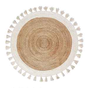 Tapis en jute tressé de qualité supérieure, couleur naturelle, vente en gros, adapté pour la chambre, le couloir et le salon - Product Image 1