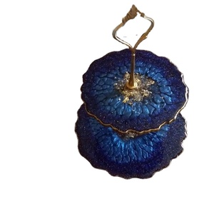 STAND DISPLAY HANDMADE DIY 3 Tier Round Shape Fruit Tray Epoxy <b>Mold</b> Tea Tray Table <b>Silicone</b> <b>Mold</b> <b>for</b> <b>Resin</b> Arts - Product Image 2