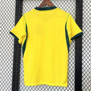 Maillot de football d'été Nouvelle saison 2026 Brésil domicile Manches courtes Uniforme Compétitions européennes 100% Coton Séchage rapide - Product Image 5